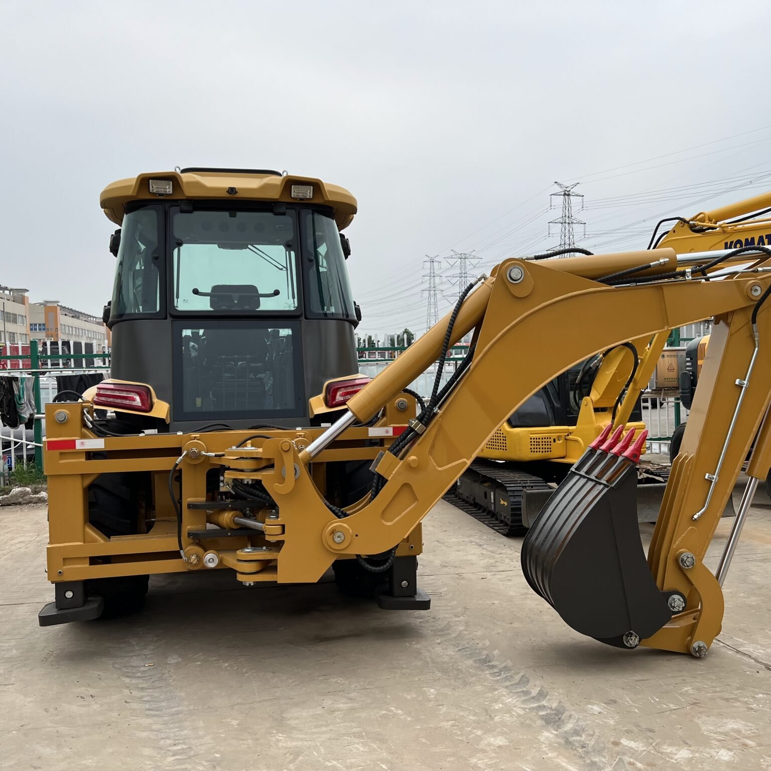 Used caterpillar 420F backhoe loader